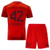Maillot de Supporter FC Bayern Munich Jamal Musiala 42 Domicile 2024-25 Pour Enfant